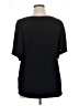 H By Halston Black Short Sleeve Top Size XL - photo 2