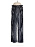 Free People Stripes Blue Silver Casual Pants Size 10 - photo 1