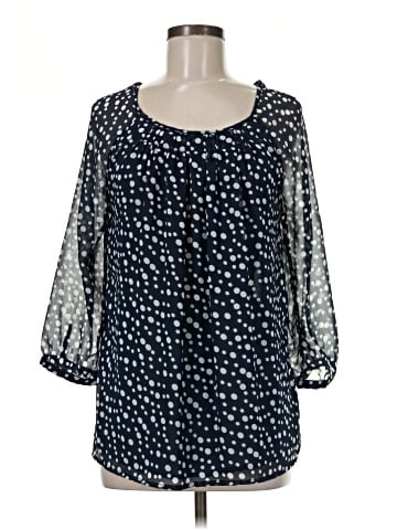 Willi Smith 3/4 Sleeve Blouse (view 1)