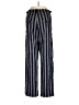 Free People Stripes Blue Silver Casual Pants Size 10 - photo 2