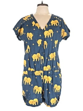 Black Poppy Romper
