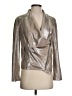 Cupcakes & Cashmere 100% Polyester Metallic Silver Jacket Size XS - photo 1