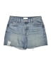 H&M Blue Denim Shorts Size 8 - photo 1