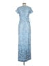 JS Collections 100% Polyester Blue Cocktail Dress Size 6 - photo 2
