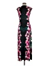 Apt. 9 Print Black Casual Dress Size M (petite) - photo 2