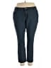 Avenue Chevron-herringbone Blue Jeans Size 22 - photo 1