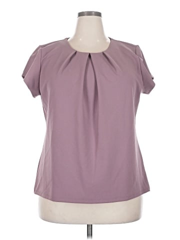 Liz Claiborne Short Sleeve Blouse (view 1)