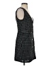 Francesca's 100% Polyester Tweed Black Casual Dress Size XS - photo 4