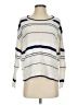 Lou & Grey Stripes White Pullover Sweater Size S - photo 1