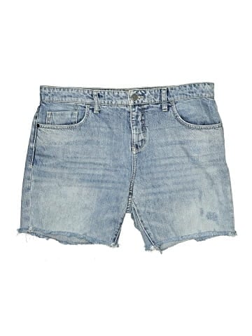 Pilcro and the Letterpress Denim Shorts (view 1)