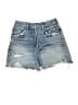 AGOLDE 100% Cotton Blue Denim Shorts Size 26 waist - photo 1