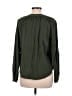Universal Thread 100% Cotton Green Long Sleeve Blouse Size M - photo 2
