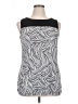 Christopher & Banks Silver Sleeveless Top Size L - photo 1