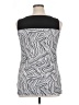 Christopher & Banks Silver Sleeveless Top Size L - photo 2