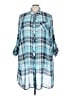 Catherines 100% Polyester Teal Casual Dress Size 3X - photo 1