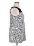 Christopher & Banks Silver Sleeveless Top Size L - photo 4