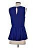 Deletta Blue Sleeveless Blouse Size S - photo 2
