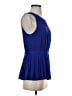 Deletta Blue Sleeveless Blouse Size S - photo 4