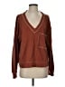 Pilcro 100% Cotton Brown Pullover Sweater Size S - photo 1