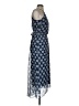 Donna Morgan 100% Polyester Paisley Blue Casual Dress Size 2 - photo 4