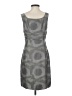 M.S.S.P. 100% Polyester Graphic Gray Cocktail Dress Size XS - photo 2