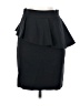 Zara Solid Black Formal Skirt Size S - photo 1