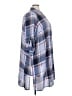 Catherines 100% Polyester Plaid Blue 3/4 Sleeve Blouse Size 3X - photo 4
