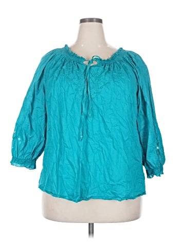 Westbound 3/4 Sleeve Blouse (view 1)