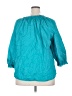 Westbound 100% Cotton Teal 3/4 Sleeve Blouse Size 2X - photo 2