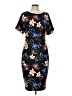 Alexia Admor Floral Black Casual Dress Size L - photo 1