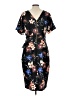 Alexia Admor Floral Black Casual Dress Size L - photo 2