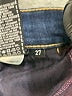 7 For All Mankind Hearts Blue Jeans Size 27 waist - photo 9