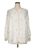 Catherines 100% Viscose Ivory Long Sleeve Blouse Size 1X - photo 1