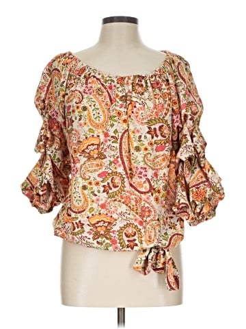 CeCe 3/4 Sleeve Blouse (view 1)