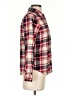 Forever 21 Plaid Red Long Sleeve Button-Down Shirt Size S - photo 4