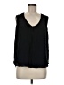 L'Agence Black Sleeveless Blouse Size Med (2) - photo 1