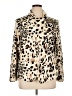 Chico's Animal Print Gold Blazer Size XL - photo 1