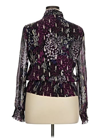 White House Black Market Long Sleeve Blouse (view 2)
