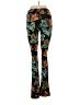 Volcom 100% Viscose Tropical Black Yoga Pants Size S - photo 2