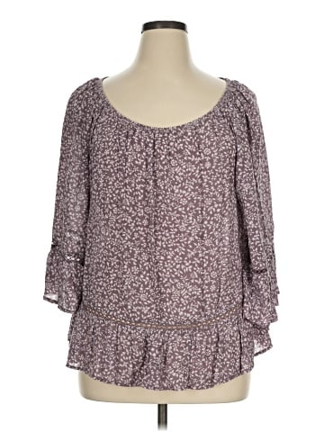 Democracy 3/4 Sleeve Blouse (view 1)