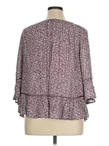 Democracy 3/4 Sleeve Blouse (view 2)