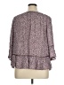Democracy 100% Rayon Purple 3/4 Sleeve Blouse Size XL - photo 2