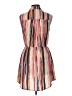 Bebop Stripes Orange Casual Dress Size L - photo 2