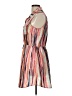 Bebop Stripes Orange Casual Dress Size L - photo 5