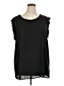 Pleione Black Sleeveless Blouse Size 1X - photo 1