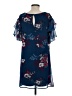 Blue Rain 100% Polyester Blue Casual Dress Size S - photo 2