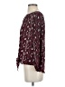 West Kei 100% Polyester Burgundy 3/4 Sleeve Blouse Size S - photo 5