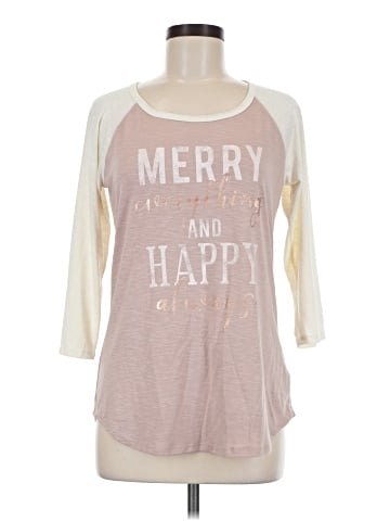 Maurices 3/4 Sleeve T-Shirt (view 1)