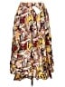Torrid 100% Rayon Tropical Yellow Casual Skirt Size 2X Plus (2) - photo 2