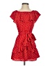Speechless Polka Dots Red Casual Dress Size XS - photo 1